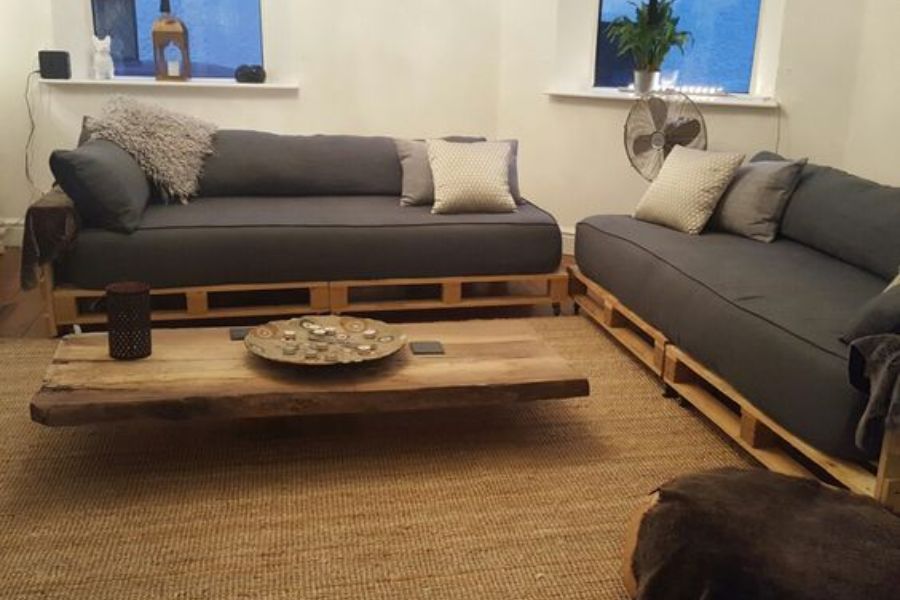 Cách Làm Sofa Đơn Giản, Đẹp Từ Gỗ Pallet Tại Nhà - bTaskee