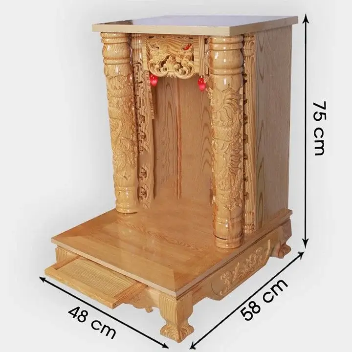 Kích thước bàn thờ Thần Tài và Thổ phải đảm bảo tiêu chuẩn phong thủy