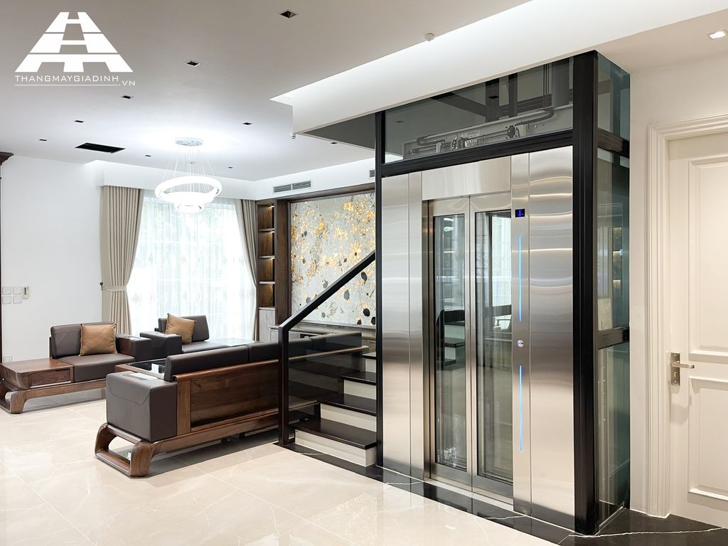 thang máy gia đình thủy lực